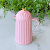 Garrafa Térmica de Plástico Bird Rosa 600ml - Ela Decora